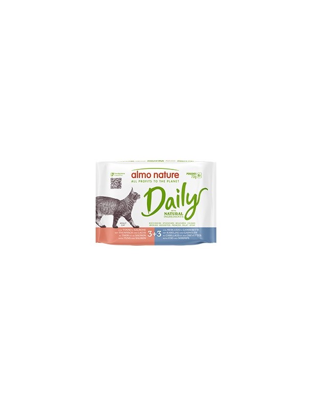 Almo Multi Daily Thon&saumon, Cabillaud&crevettes 6x70 g