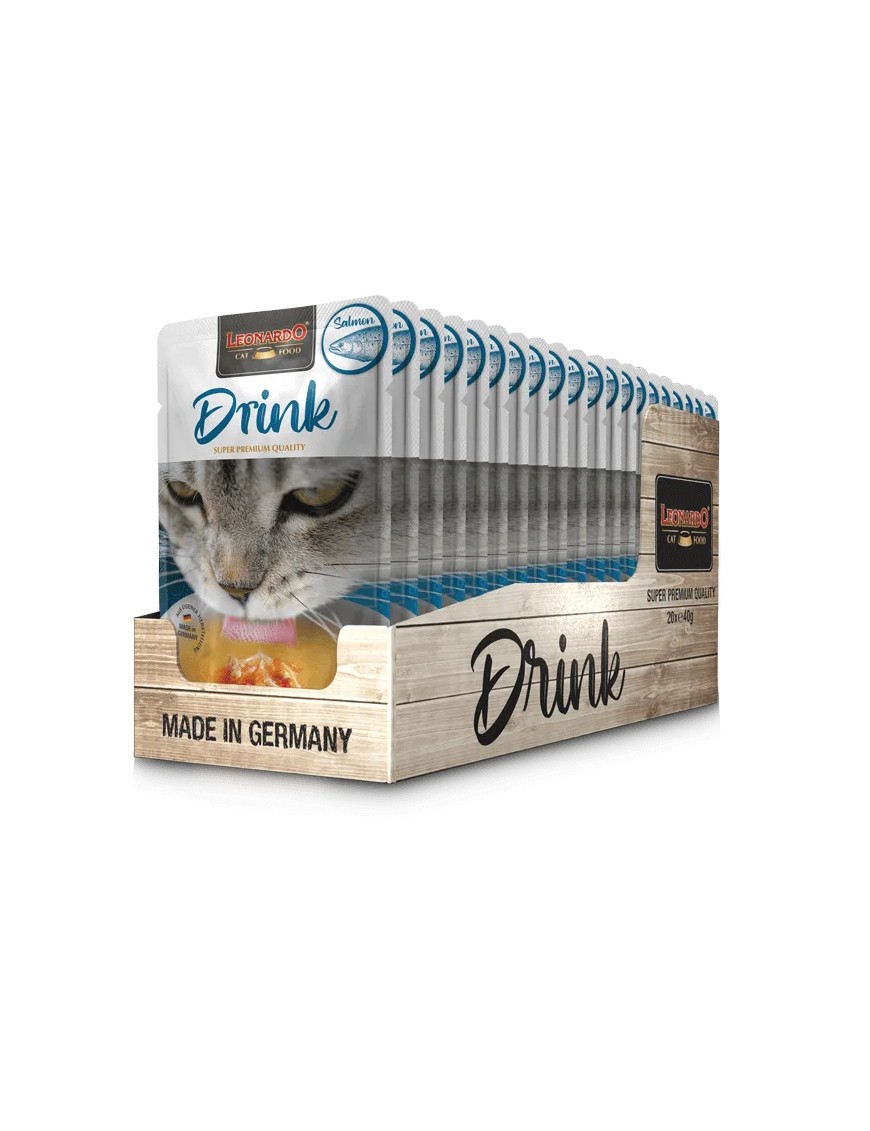 Leonardo Drink Soupe au poulet et saumon 40 g