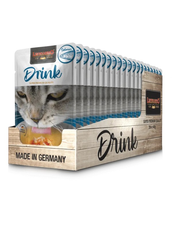 Leonardo Drink Soupe au poulet et saumon 40 g