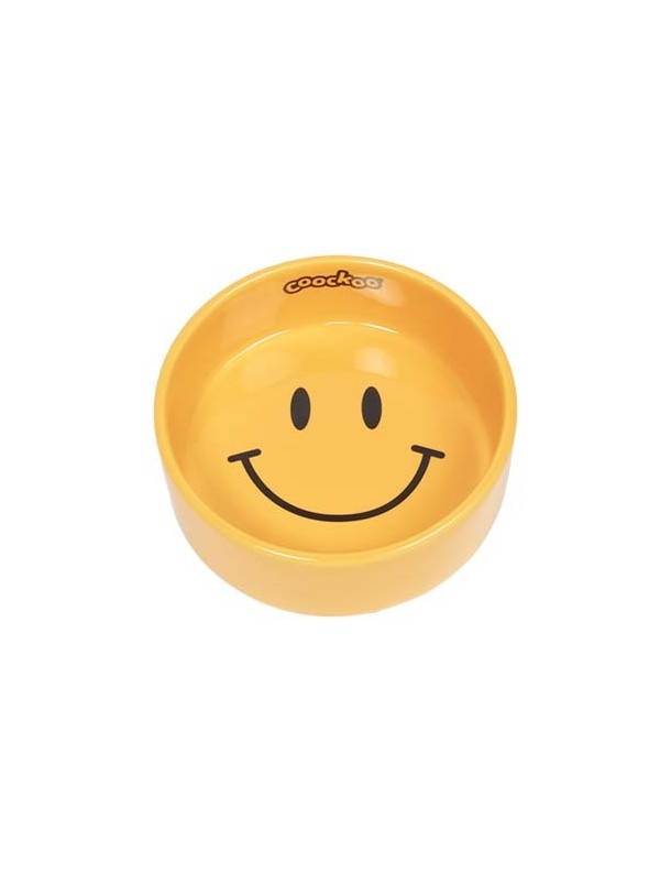 Gamelle Smiley Jaune-orange