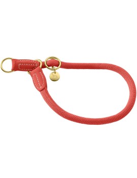 Collier semi-étrangleur Malibu Corail 50 cm