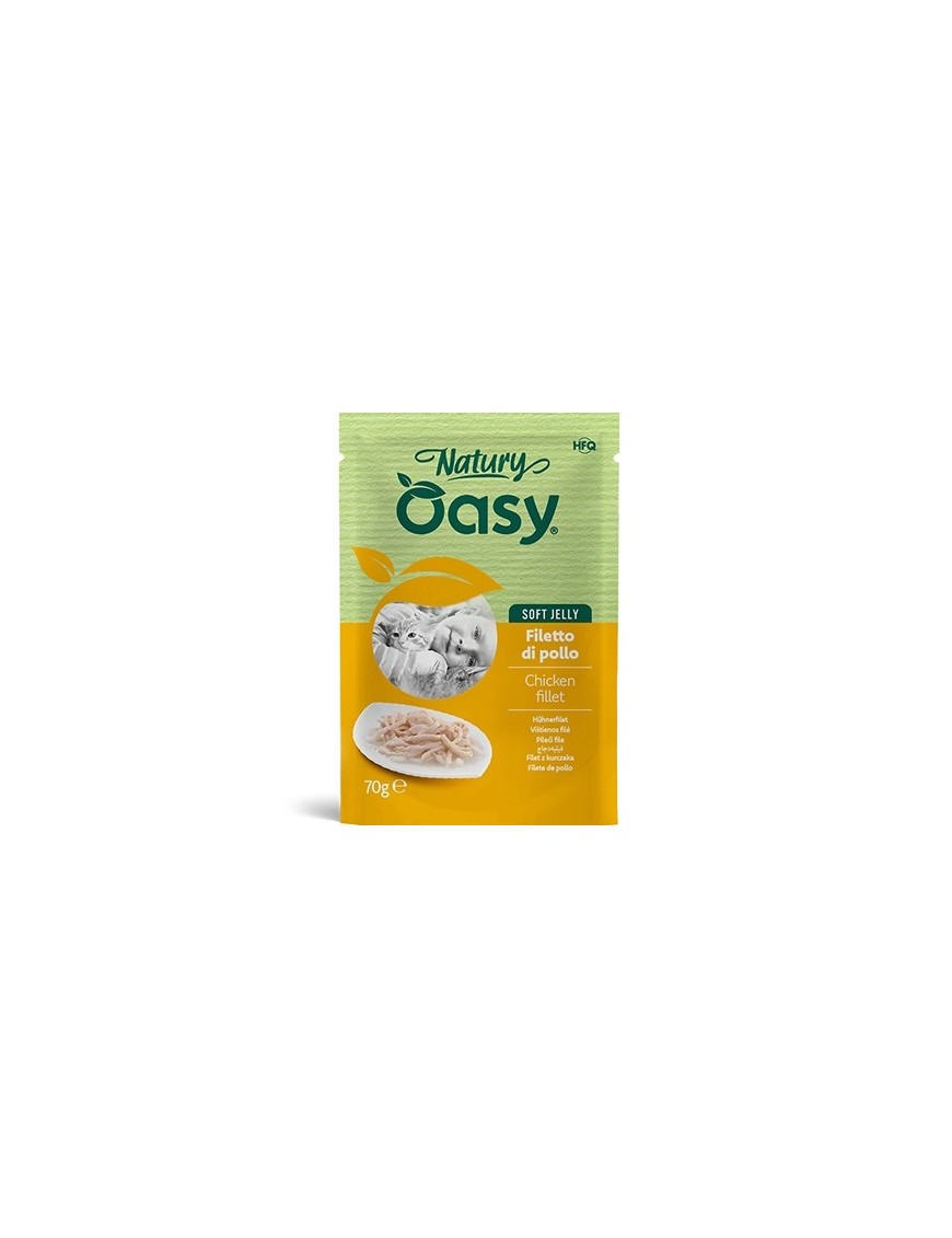 Oasy Natury Adulte Filet de poulet sachet gelée 70 g