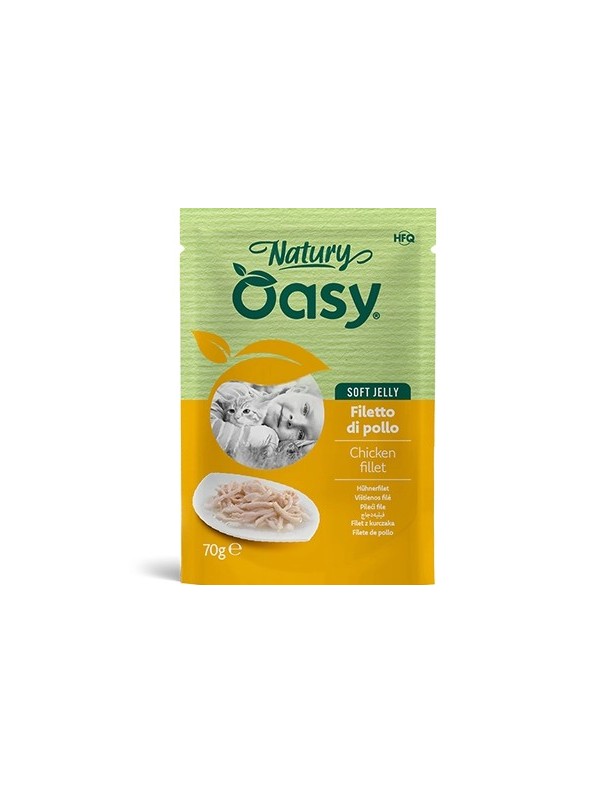 Oasy Natury Adulte Filet de poulet sachet gelée 70 g