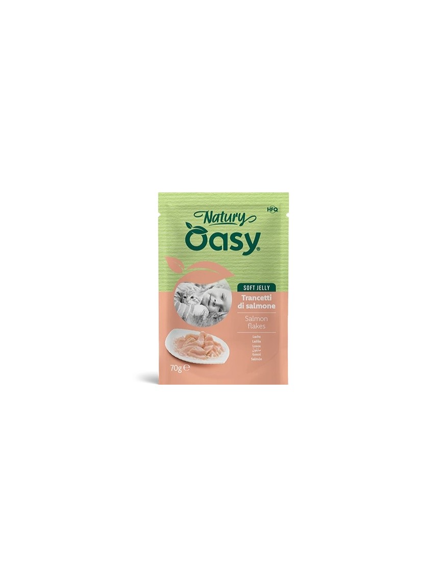 Oasy Natury Adulte Saumon sachet gelée 70 g