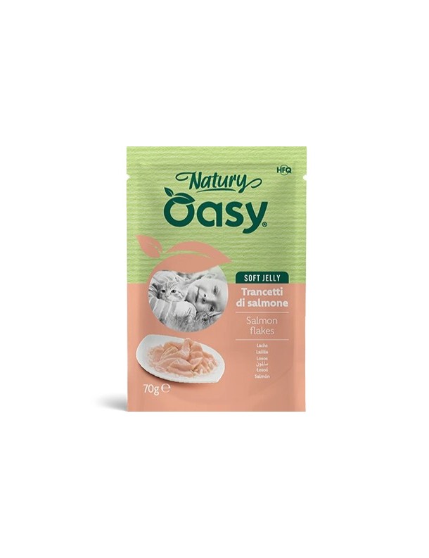 Oasy Natury Adulte Saumon sachet gelée 70 g