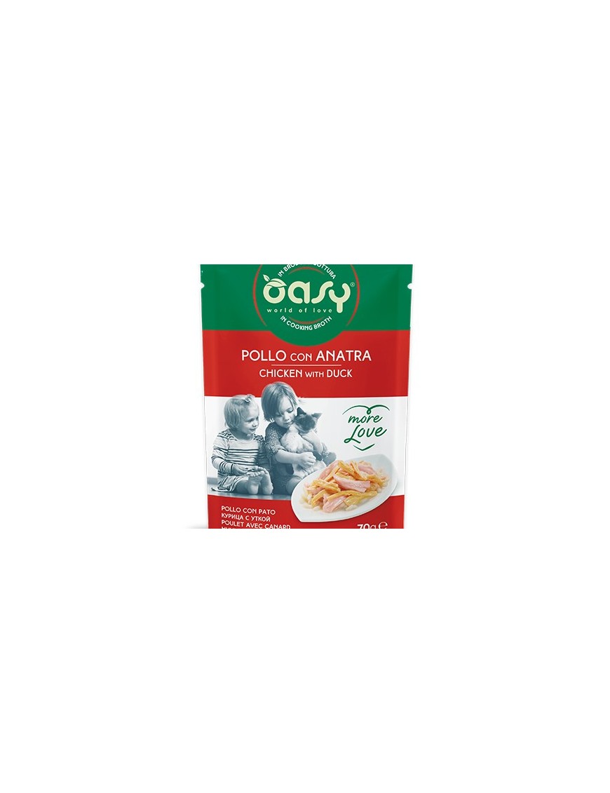 Oasy More Love Adulte Poulet & canard sachet 70 g