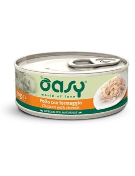Oasy Natural Adulte Poulet & fromage boîte 70 g