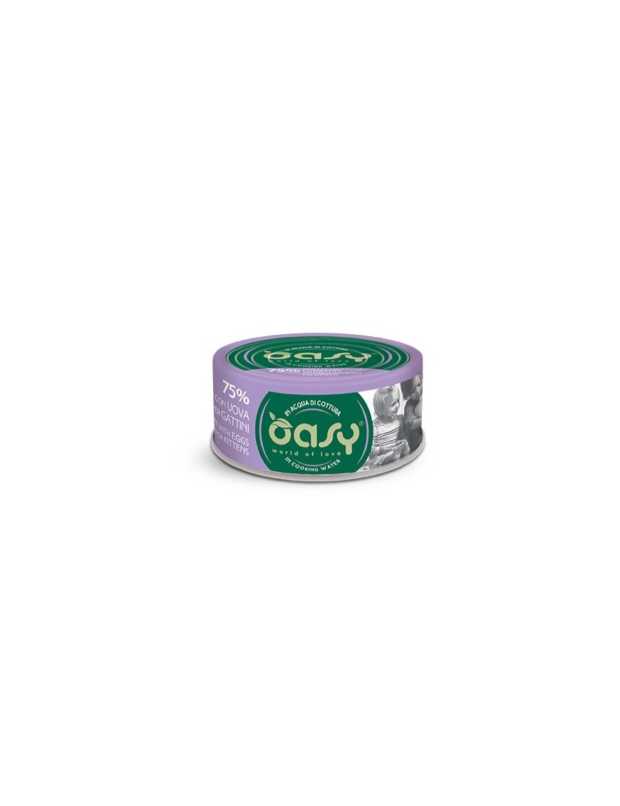 Oasy More Love Chaton Poulet & oeuf boîte 70 g