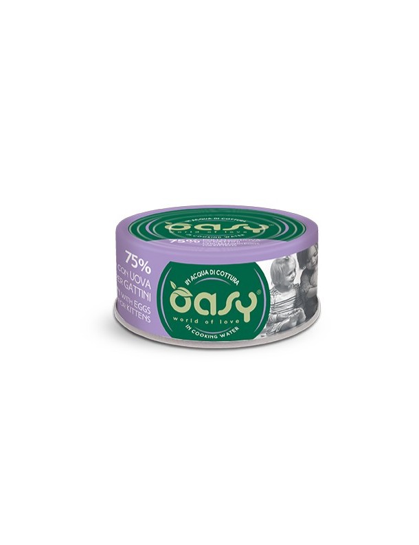 Oasy More Love Chaton Poulet & oeuf boîte 70 g