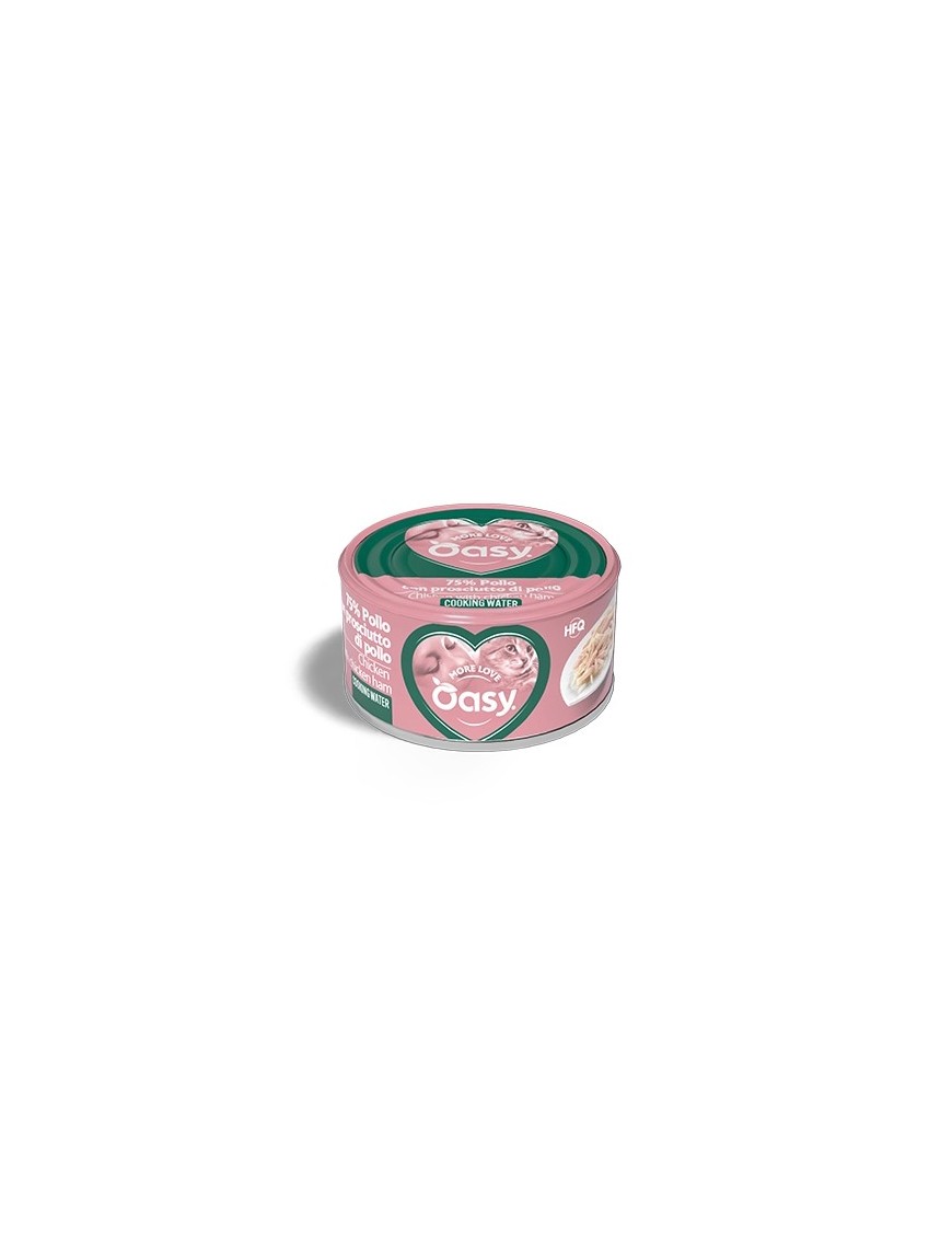 Oasy More Love Adulte Poulet & jambon boîte 70 g