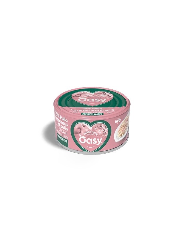 Oasy More Love Adulte Poulet & jambon boîte 70 g