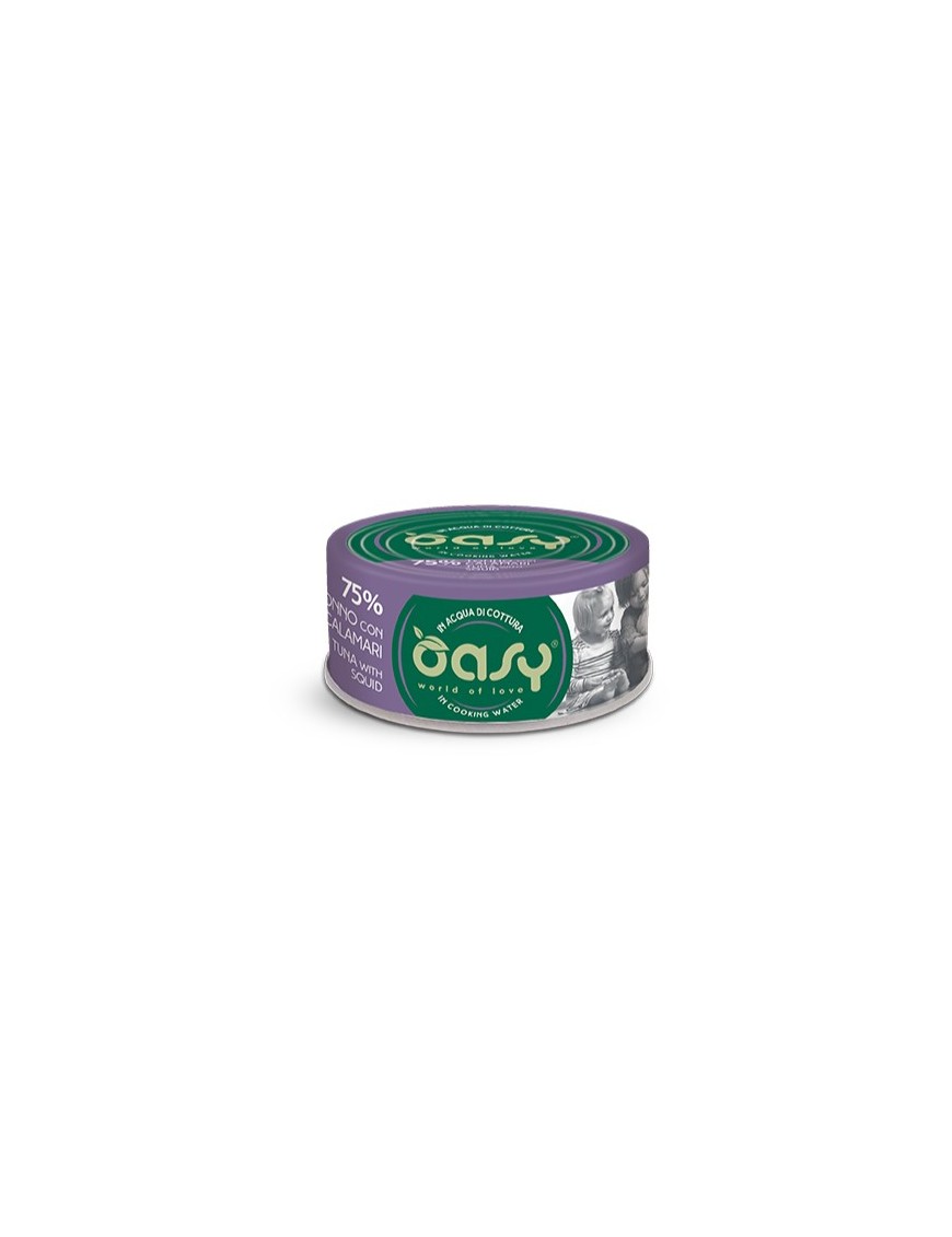 Oasy More Love Adulte Thon & calamars boîte 70 g