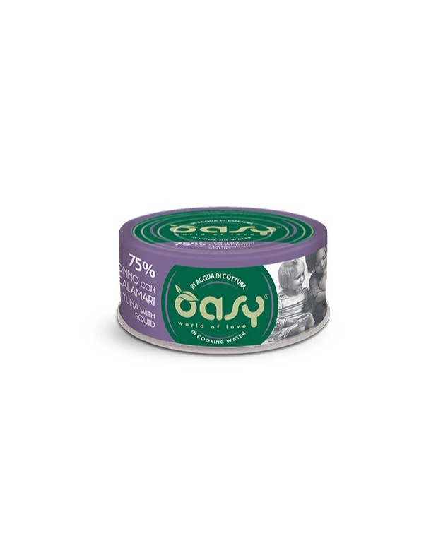 Oasy More Love Adulte Thon & calamars boîte 70 g