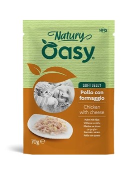 Oasy Natury Adulte Poulet & fromage sachet 70 g