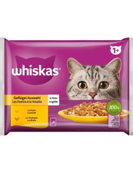 Whiskas Volaille sachet en gelée 4x85 g