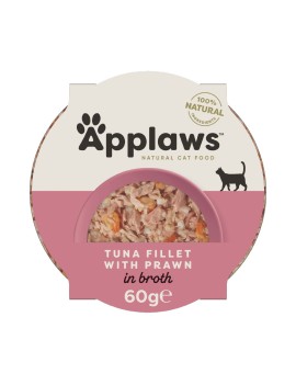 Applaws Natural Cat Pot Filet de thon avec crevettes 60 g