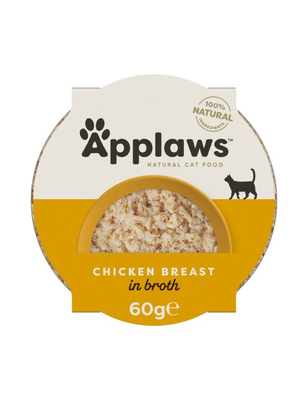 Applaws Natural Cat Pot Blanc de poulet avec riz 60 g
