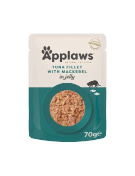 Applaws Natural Cat Thon avec maquereau en gelée sachet 70g
