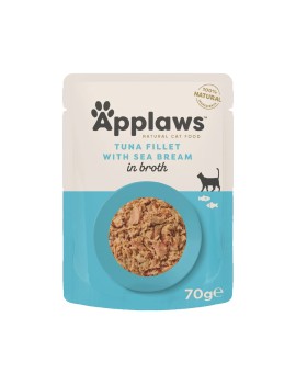 Applaws Natural Cat Filet de thon avec daurade sachet 70g