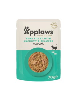 Applaws Natural Cat Filet de thon avec anchois sachet 70g