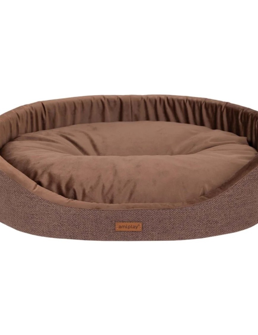 Corbeille brune Sienna 58x50 cm