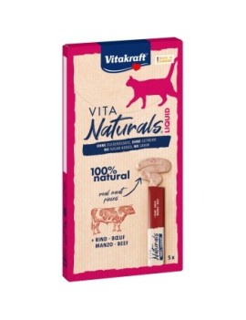 Liquid Snack au boeuf avec morceaux 5x15 g
