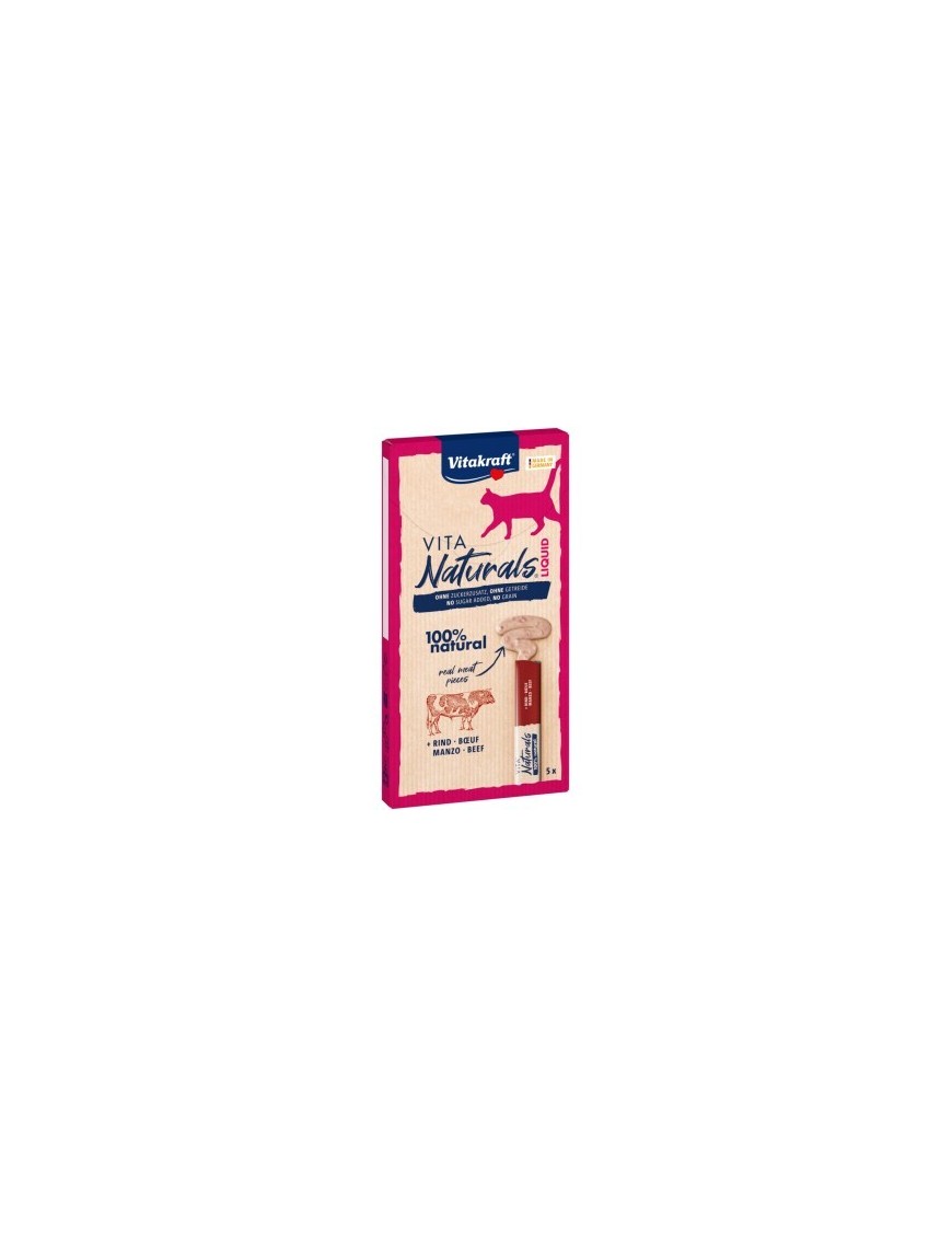Liquid Snack au boeuf avec morceaux 5x15 g