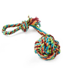 Balle avec corde 25 cm