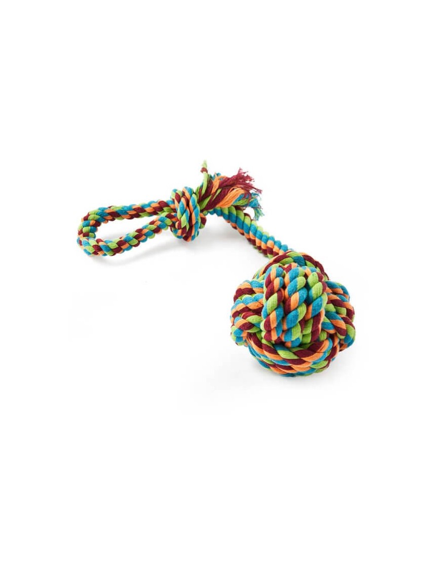 Balle avec corde 25 cm
