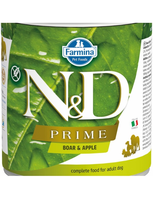 Farmina N&D Prime Sanglier&pomme boîte 285 g