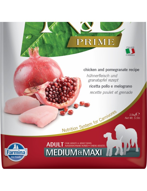 Farmina N&D Prime Med/Maxi Poulet&grenade