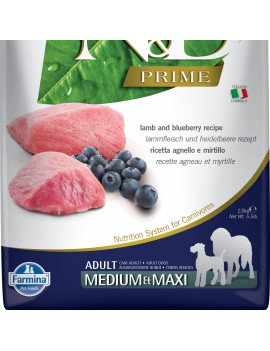 Farmina N&D Prime Med/Maxi Agneau&myrtille